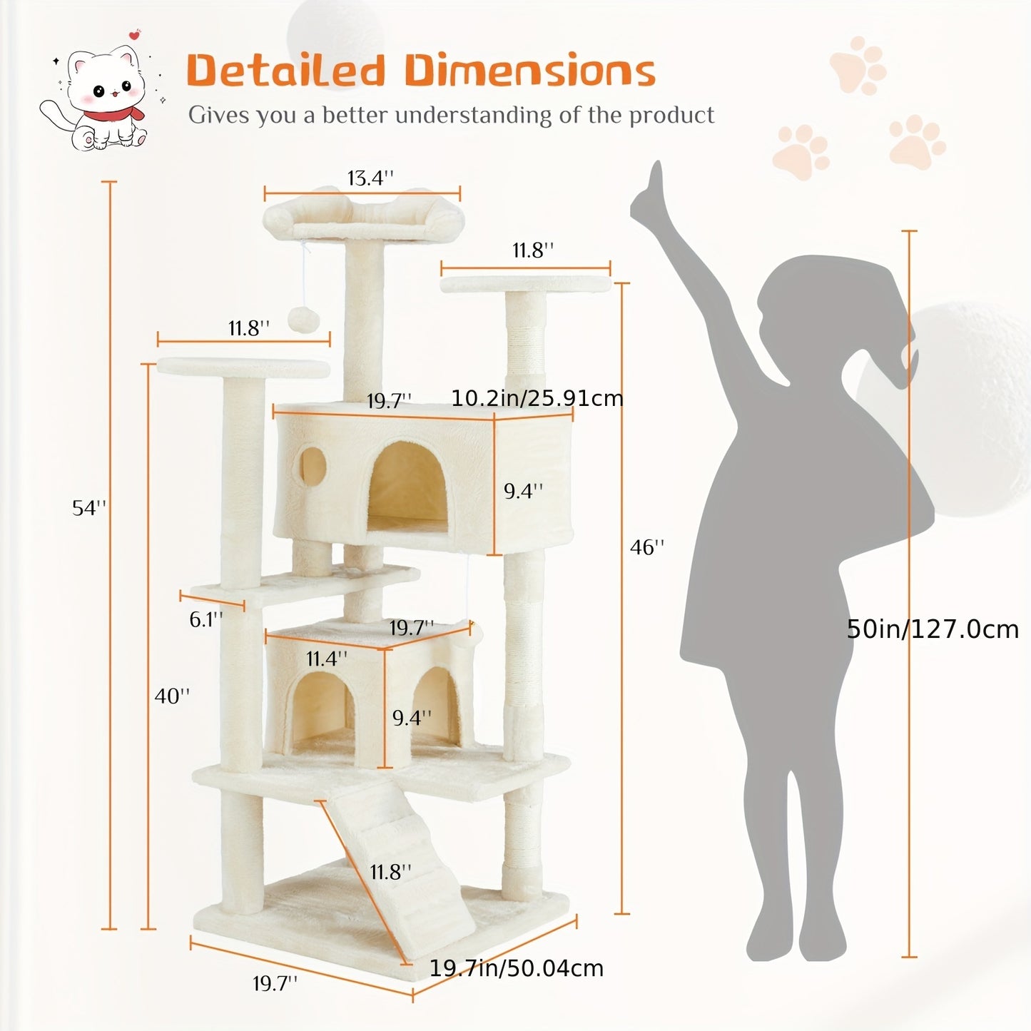 Multi-Level Cat Tree Tower