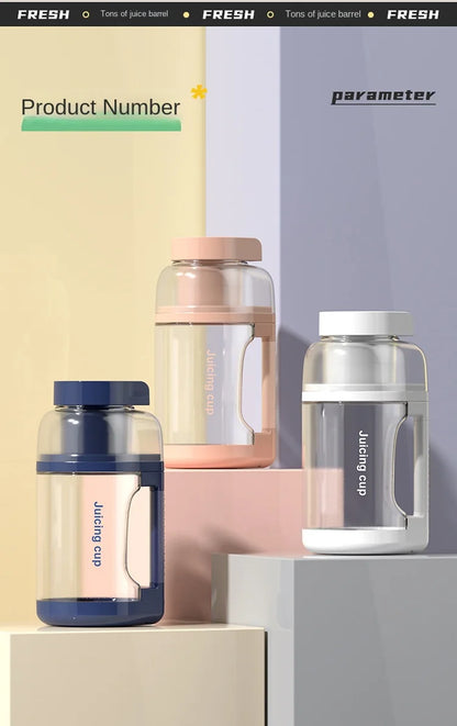 Portable Juicer Cup – USB Rechargeable Smoothie Blender for Home, Gym & Travel