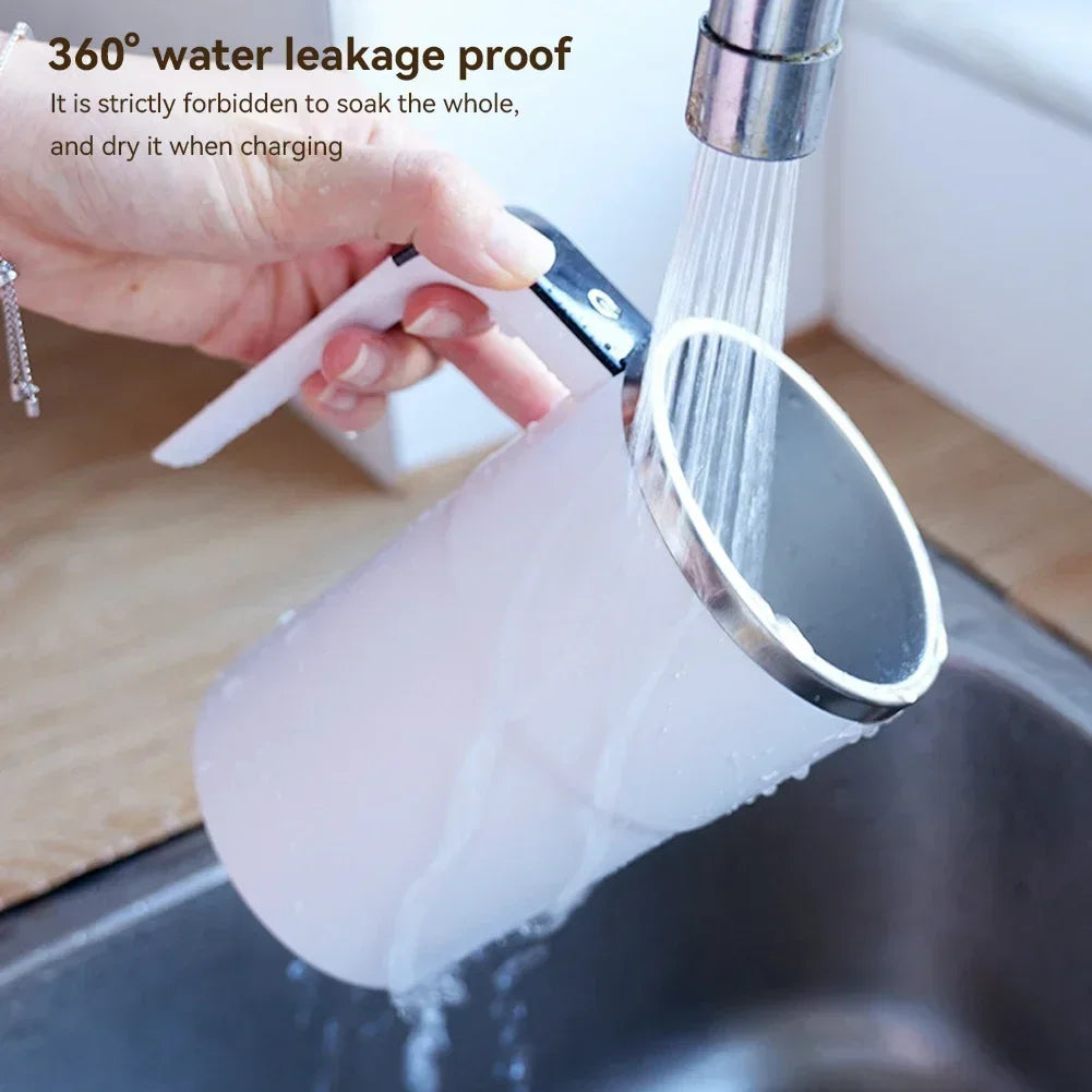 Mini Electric Self-Stirring Coffee Mug – USB Rechargeable 380ML Stainless Steel Cup