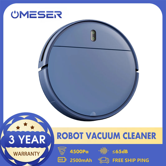 OMESER 15kPa Smart Robot Vacuum Cleaner – Auto Charging, App Control, Wet & Dry Cleaning