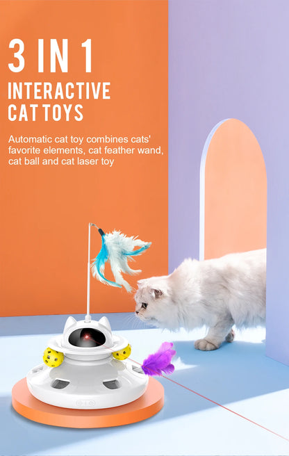 4-in-1 Smart Cat Teaser Toy