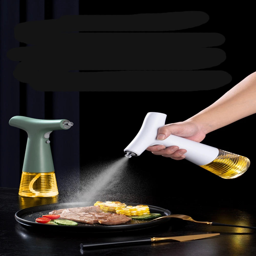 Electric Olive Oil Sprayer – Automated Oil, Vinegar & Soy Sauce Dispenser Bottle