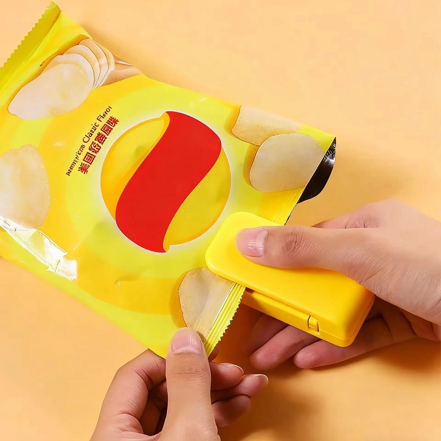 Mini Heat Bag Sealing Machine Package Sealer Bags Thermal Plastic Food Bag Closure Portable Sealer Food Packaging Heat Sealer