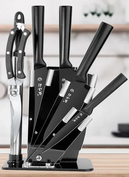 Transparent Acrylic Knife Holder – Fan-Shaped Multi-Functional Kitchen Organizer Rack