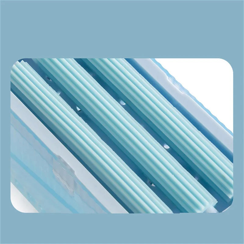 Multifunctional Soap Box with Built-In Roller Brush & Drainage