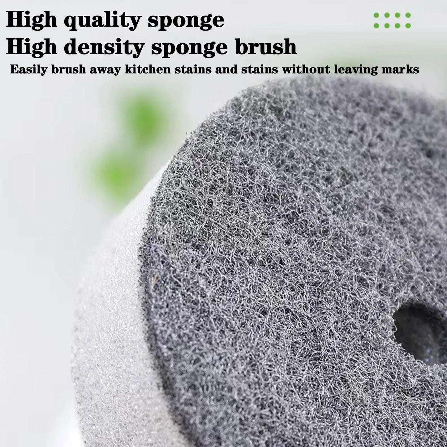 Steel Dish Scrubber Set – Soap-Dispensing Stainless Steel Pot & Pan Scrubber
