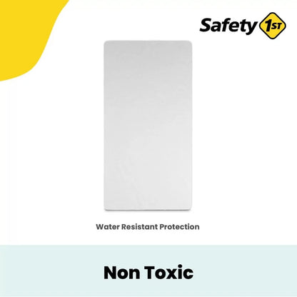 Safety 1st Sweet Dreams 5" Crib & Toddler Mattress – Waterproof Cover | Greenguard Gold Certified