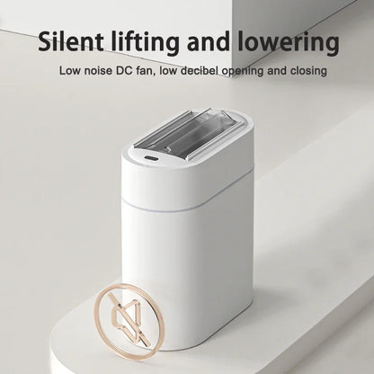 9L Smart Automatic Sensor Trash Can – Two-Way Sliding Lid, Bagging Adsorption, Wall-Mount Design