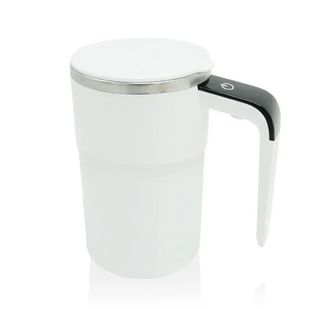 Mini Electric Self-Stirring Coffee Mug – USB Rechargeable 380ML Stainless Steel Cup