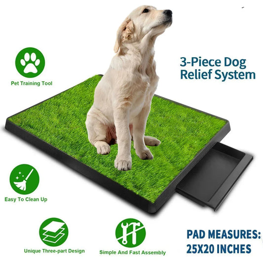 Dog Toilet with Durable Artificial Grass