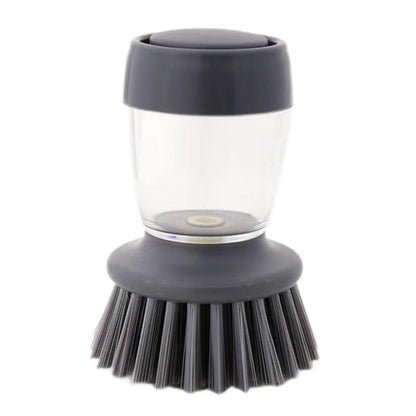 Steel Dish Scrubber Set – Soap-Dispensing Stainless Steel Pot & Pan Scrubber