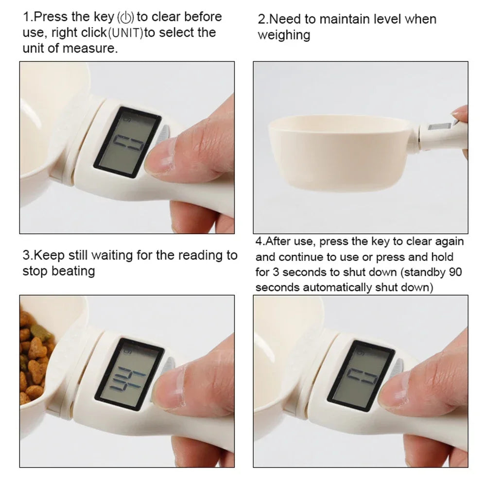 Digital Pet Food Measuring Scoop