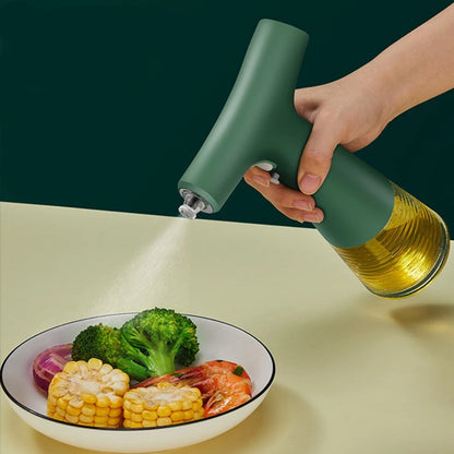 Electric Olive Oil Sprayer – Automated Oil, Vinegar & Soy Sauce Dispenser Bottle