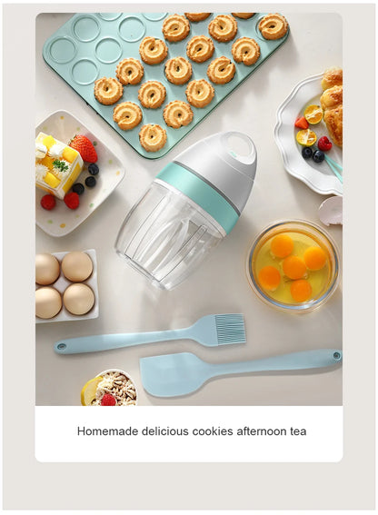 USB Rechargeable Automatic Whisk – Electric Milk Frother & Wireless Stand Mixer for Kitchen