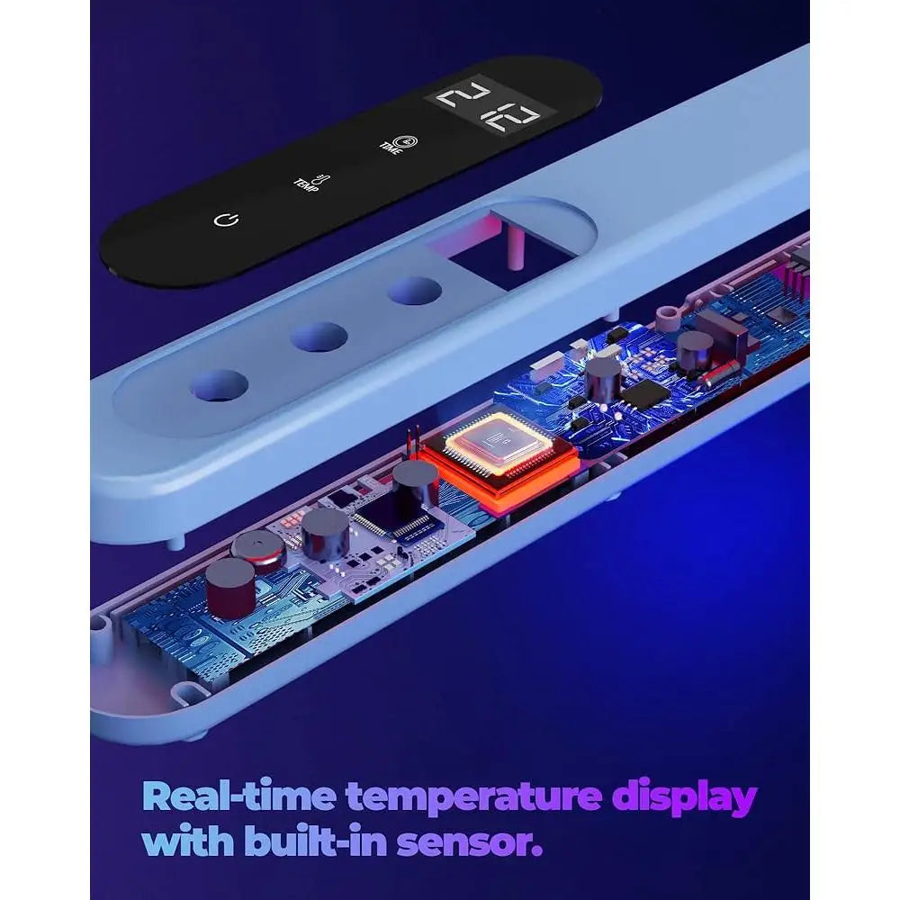 Portable Silicone Heating Mat Food Warmer – Full-Surface Heating Pad with 6-Level Temperature Control, 6-Hour Timer & Safe Heat Technology