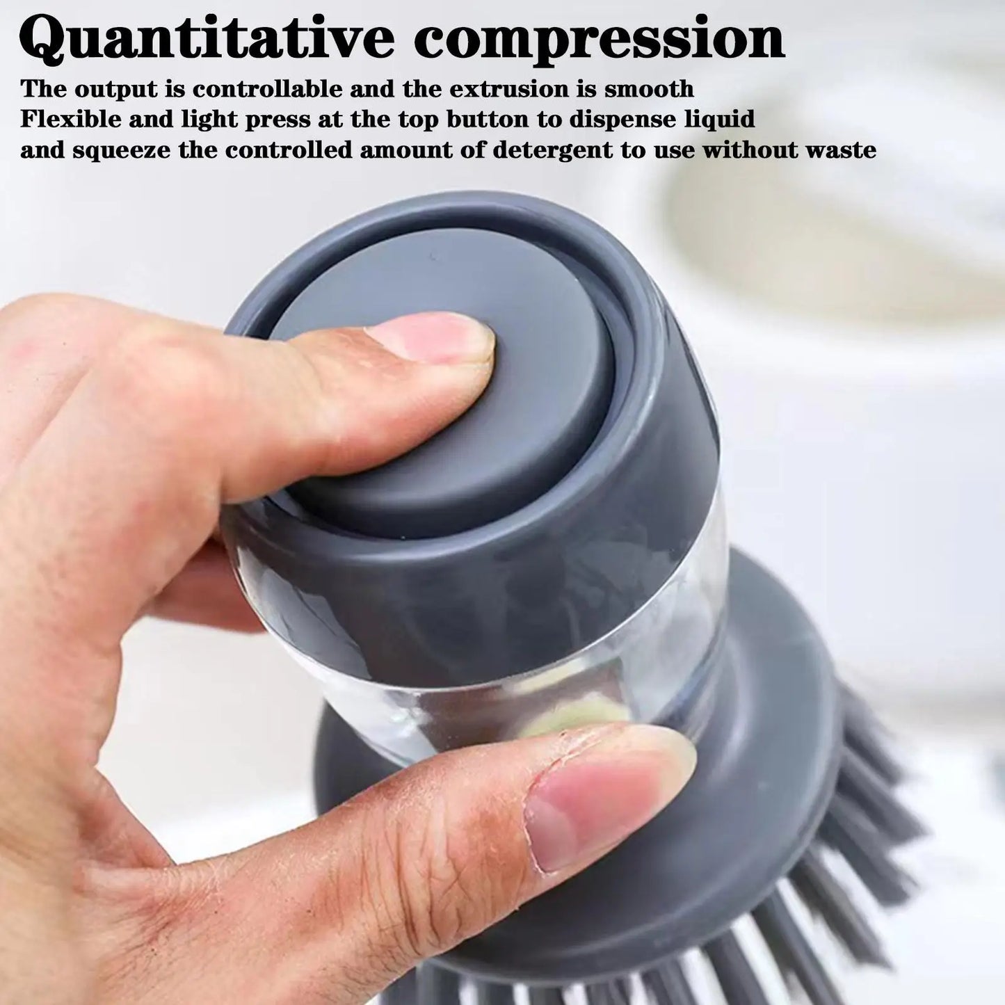 Steel Dish Scrubber Set – Soap-Dispensing Stainless Steel Pot & Pan Scrubber