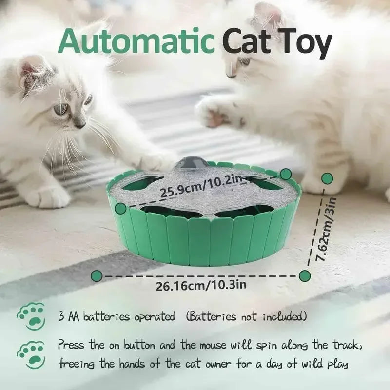 Motion Cat Toy with Running Mouse