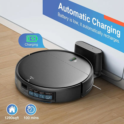 OMESER 15kPa Smart Robot Vacuum Cleaner – Auto Charging, App Control, Wet & Dry Cleaning