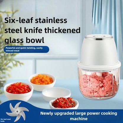 350ML Electric Meat Grinders Food Crusher Garlic masher USB Multifunctional Vegetable Slicer Processor Chopper Kitchen Blenders