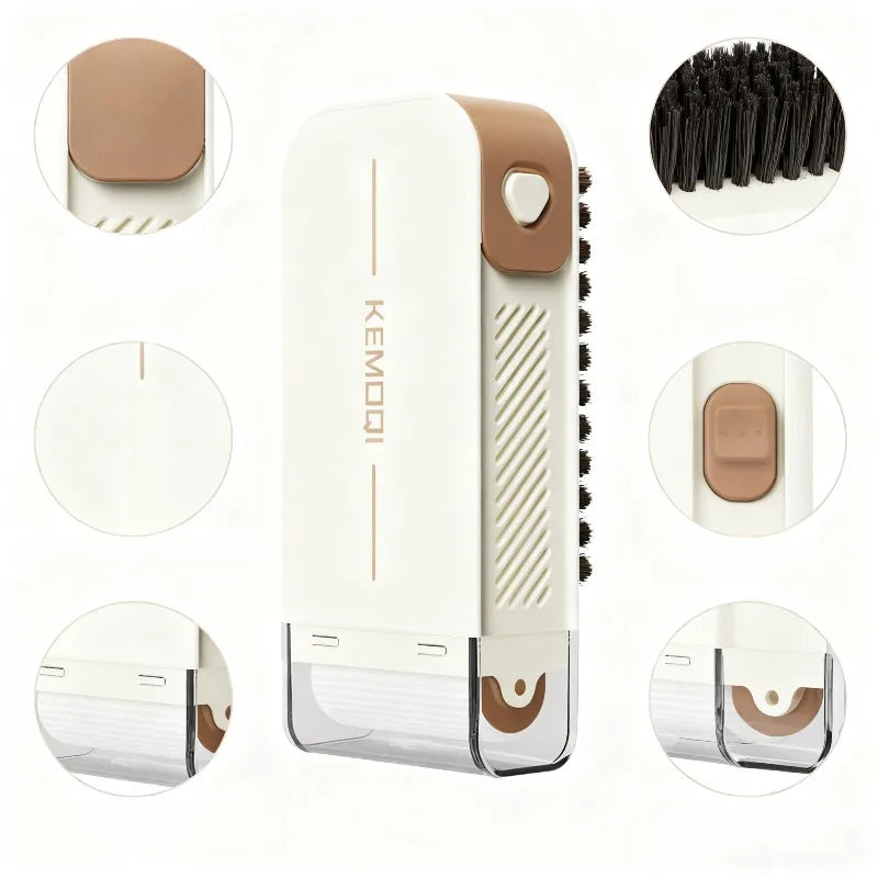 Multifunctional Soap Box with Built-In Brush