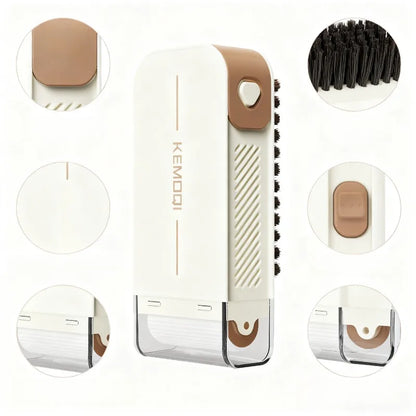 Multifunctional Soap Box with Built-In Brush