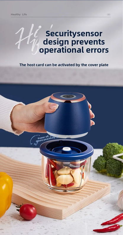 350ML Electric Meat Grinders Food Crusher Garlic masher USB Multifunctional Vegetable Slicer Processor Chopper Kitchen Blenders