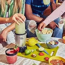 Magic Bullet Blender, Small, Silver – 11-Piece Set | High-Speed Personal Blender for Shakes, Smoothies & Food Prep