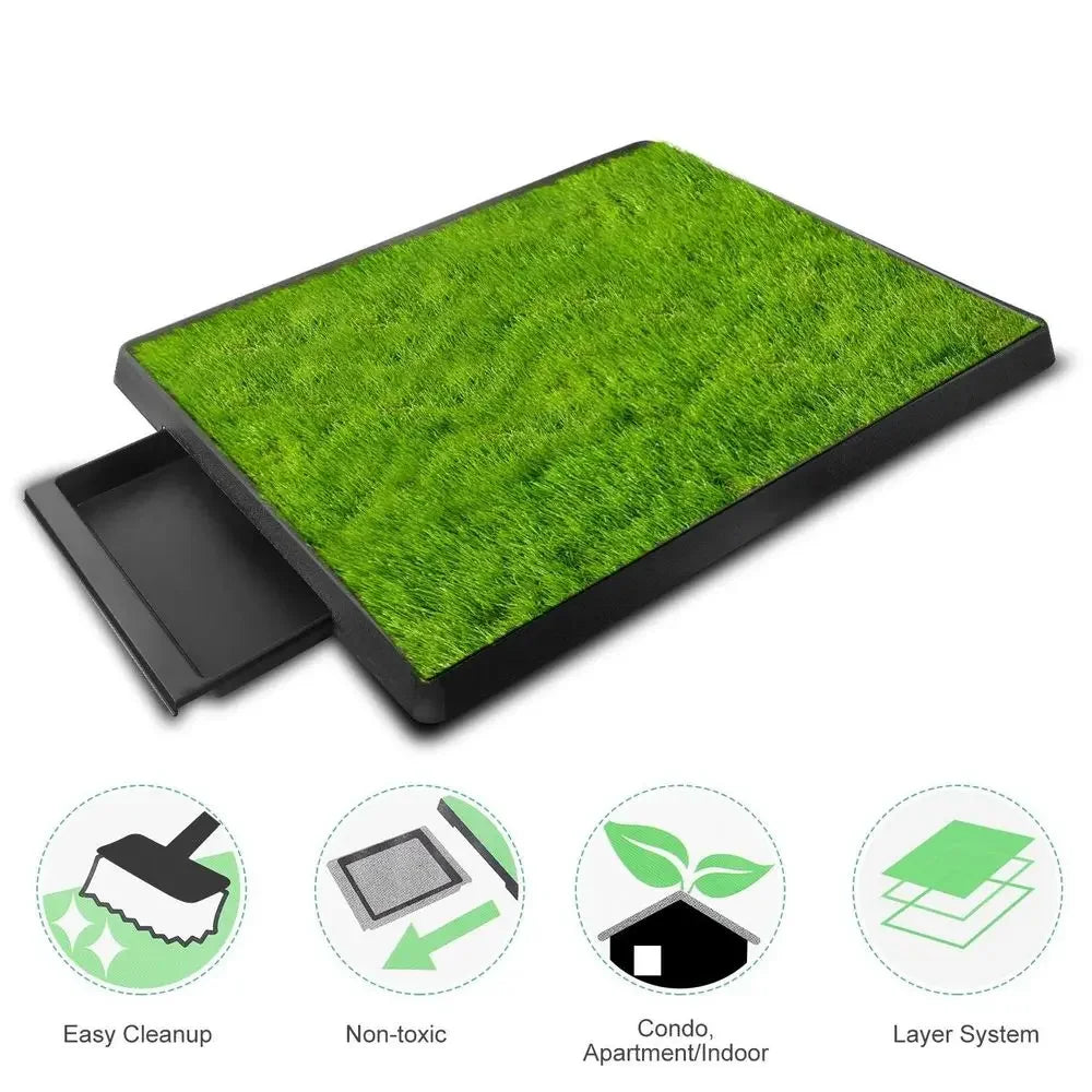 Dog Toilet with Durable Artificial Grass