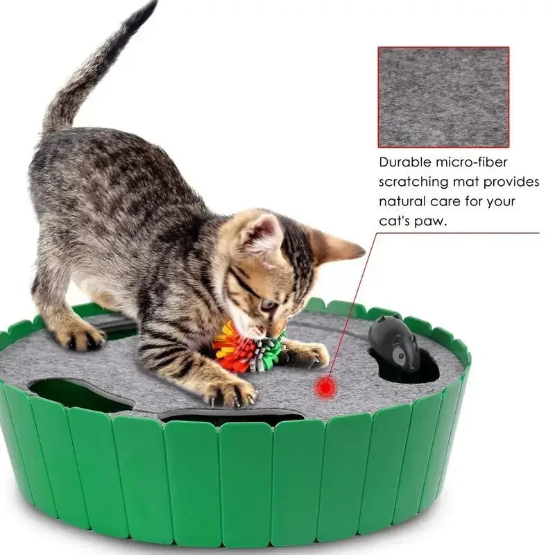 Motion Cat Toy with Running Mouse