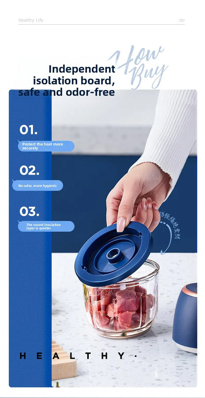 350ML Electric Meat Grinders Food Crusher Garlic masher USB Multifunctional Vegetable Slicer Processor Chopper Kitchen Blenders