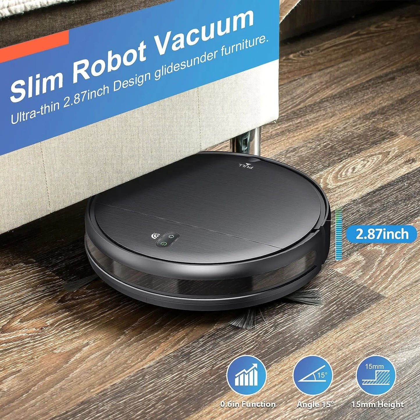 OMESER 15kPa Smart Robot Vacuum Cleaner – Auto Charging, App Control, Wet & Dry Cleaning