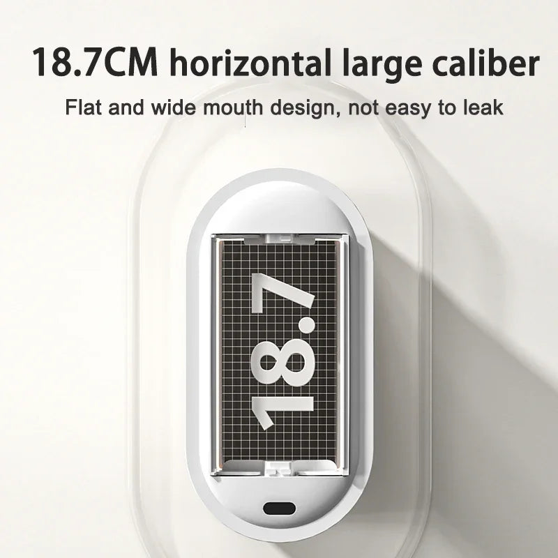 9L Smart Automatic Sensor Trash Can – Two-Way Sliding Lid, Bagging Adsorption, Wall-Mount Design