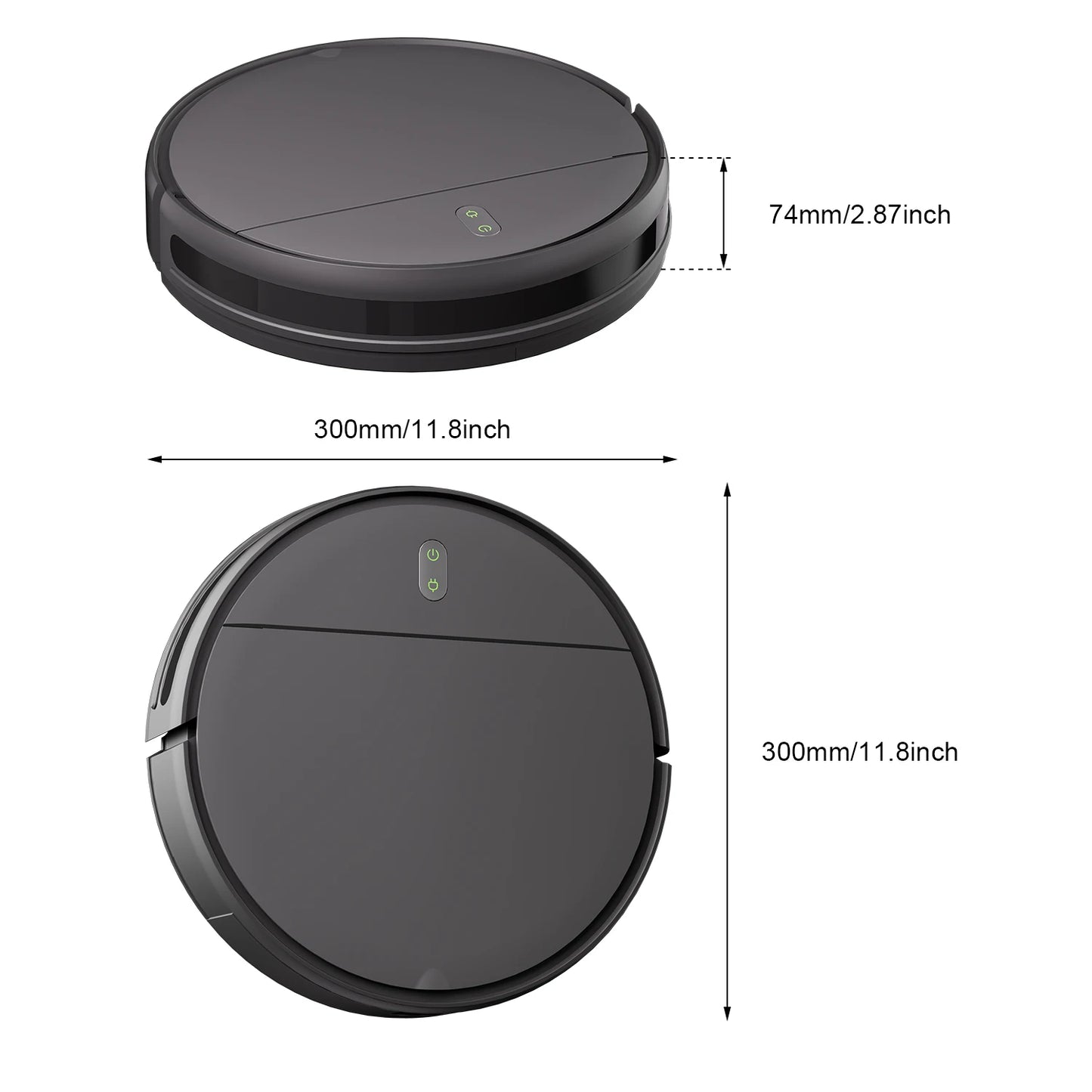 OMESER 15kPa Smart Robot Vacuum Cleaner – Auto Charging, App Control, Wet & Dry Cleaning