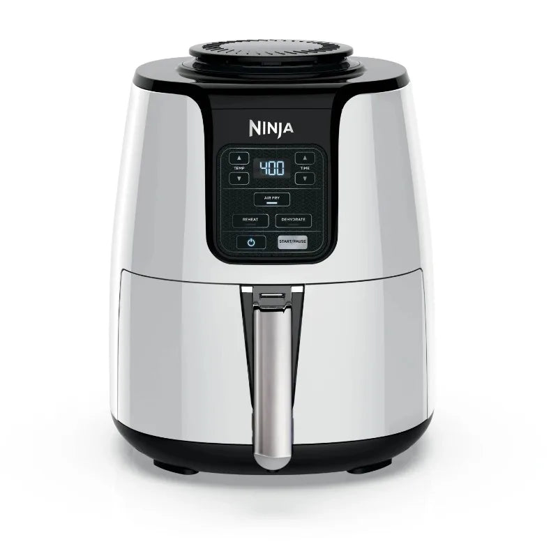 Ninja 4QT Air Fryer, Black – Model AF100WM | Fast, Healthy Cooking with Dishwasher-Safe Basket & Crisper Plate