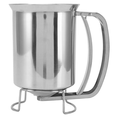 Batter Dispenser Pancake Dispenser Pancake Batter Dispenser Handheld Stainless Steel Pancake Pourer for Baking Cupcakes Muffins
