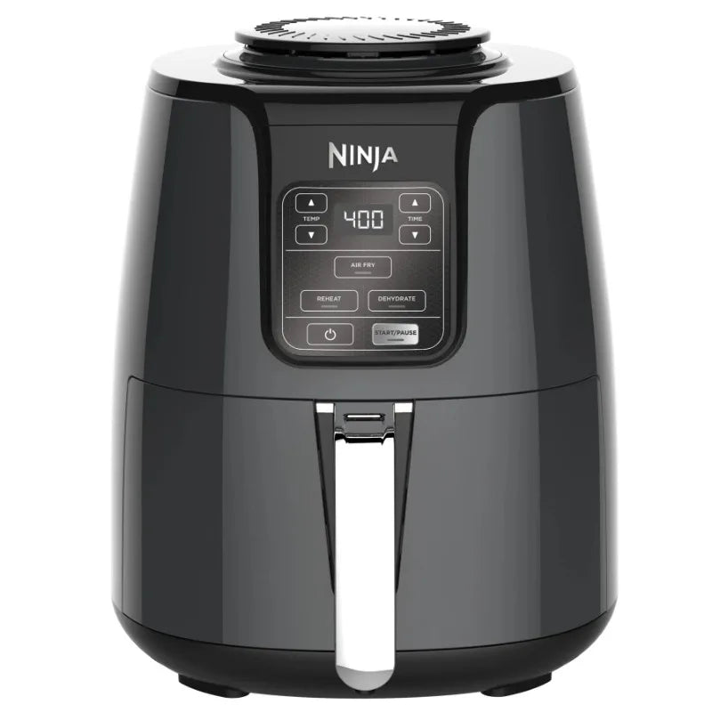 Ninja 4QT Air Fryer, Black – Model AF100WM | Fast, Healthy Cooking with Dishwasher-Safe Basket & Crisper Plate