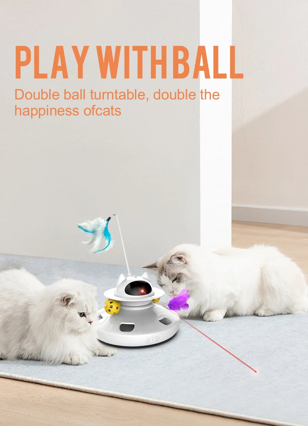 4-in-1 Smart Cat Teaser Toy