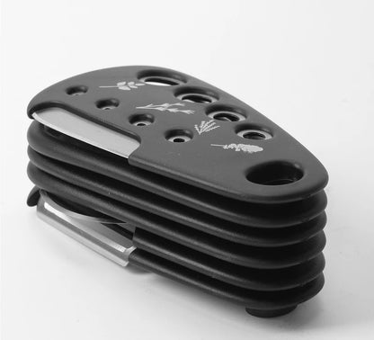 6-Piece Kitchen Gadget Set – Cheese Grater, Bottle Opener, Peeler, Pizza Cutter & Garlic Grinder | Multifunction Cooking Tools Kit