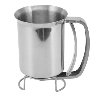 Batter Dispenser Pancake Dispenser Pancake Batter Dispenser Handheld Stainless Steel Pancake Pourer for Baking Cupcakes Muffins