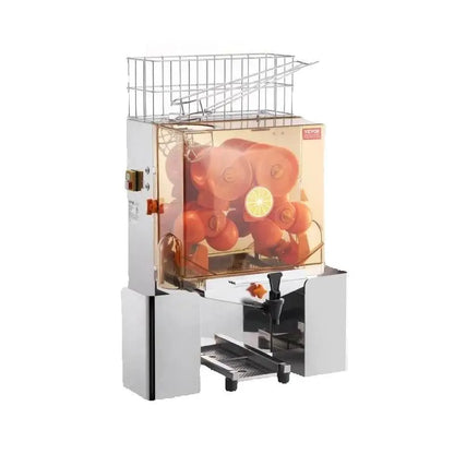 Orange Juicer Machine – Stainless Steel Automatic Orange Squeezer with Water Tap, 240W Motor, 20 Oranges/Min Output, NS-2000E-2T