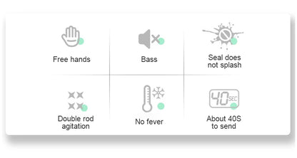 USB Rechargeable Automatic Whisk – Electric Milk Frother & Wireless Stand Mixer for Kitchen