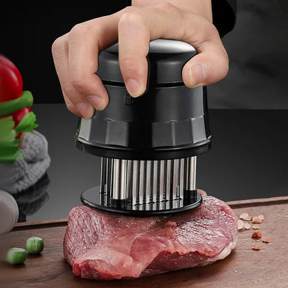 Professional Meat Tenderizer 56 Blades Needle Beaf Steak Tender Meat Hammer Portable Meat Tenderizer Hammer Pounder Cooking Tool