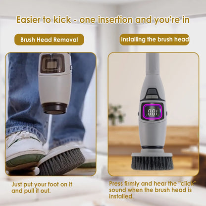 Electric Bathroom Cleaning Brush 10 in 1 Multifunctional Household Wireless Electric Spin Scrubber Cleaning for Kitchen Toilet