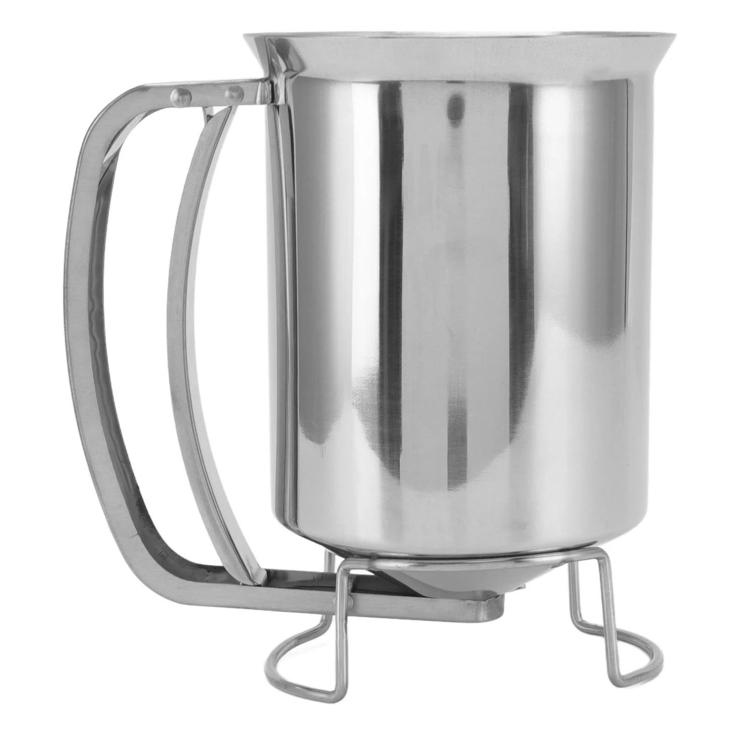 Batter Dispenser Pancake Dispenser Pancake Batter Dispenser Handheld Stainless Steel Pancake Pourer for Baking Cupcakes Muffins