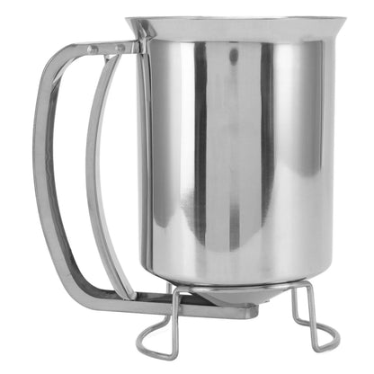 Batter Dispenser Pancake Dispenser Pancake Batter Dispenser Handheld Stainless Steel Pancake Pourer for Baking Cupcakes Muffins