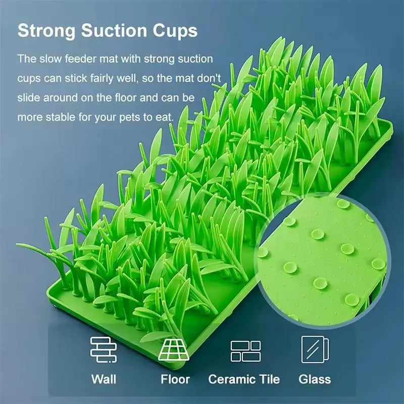 Dog Slow Feeder Grass Mat