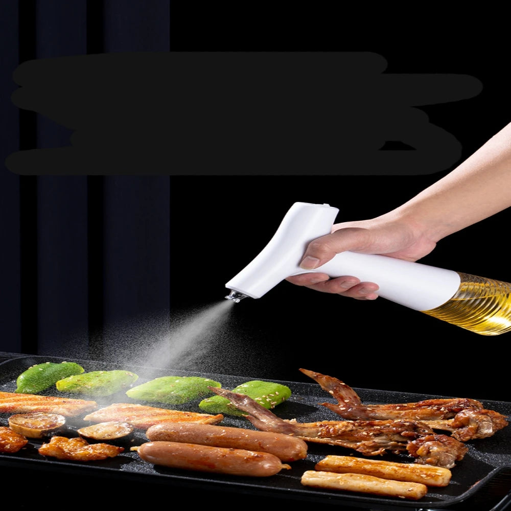 Electric Olive Oil Sprayer – Automated Oil, Vinegar & Soy Sauce Dispenser Bottle