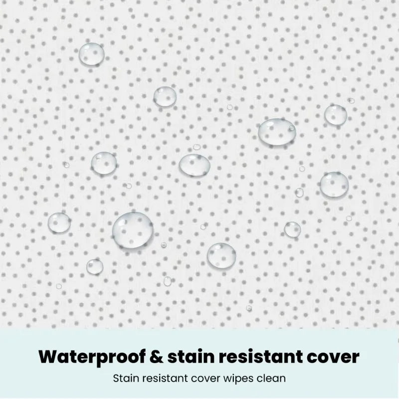 Safety 1st Sweet Dreams 5" Crib & Toddler Mattress – Waterproof Cover | Greenguard Gold Certified