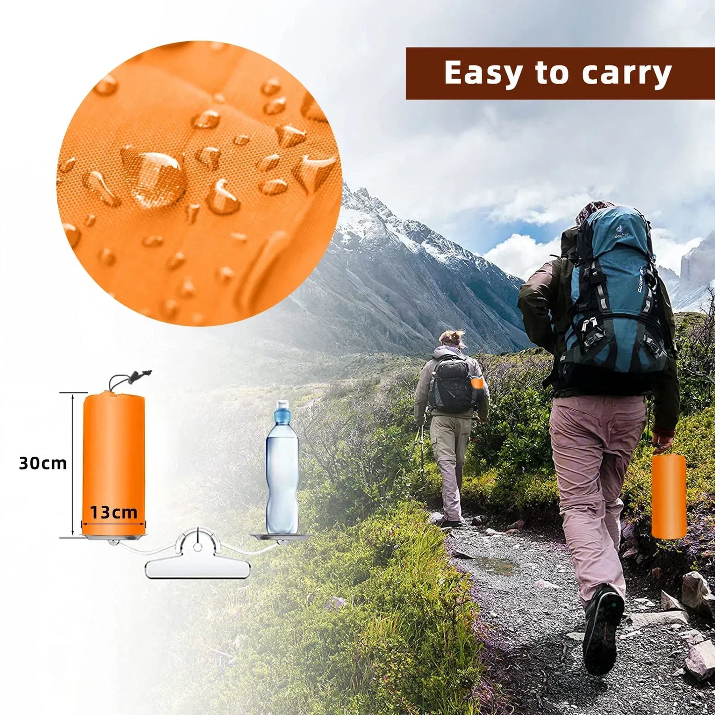 Ultralight Camping Pad with Pillow & Pump – Compact & Waterproof