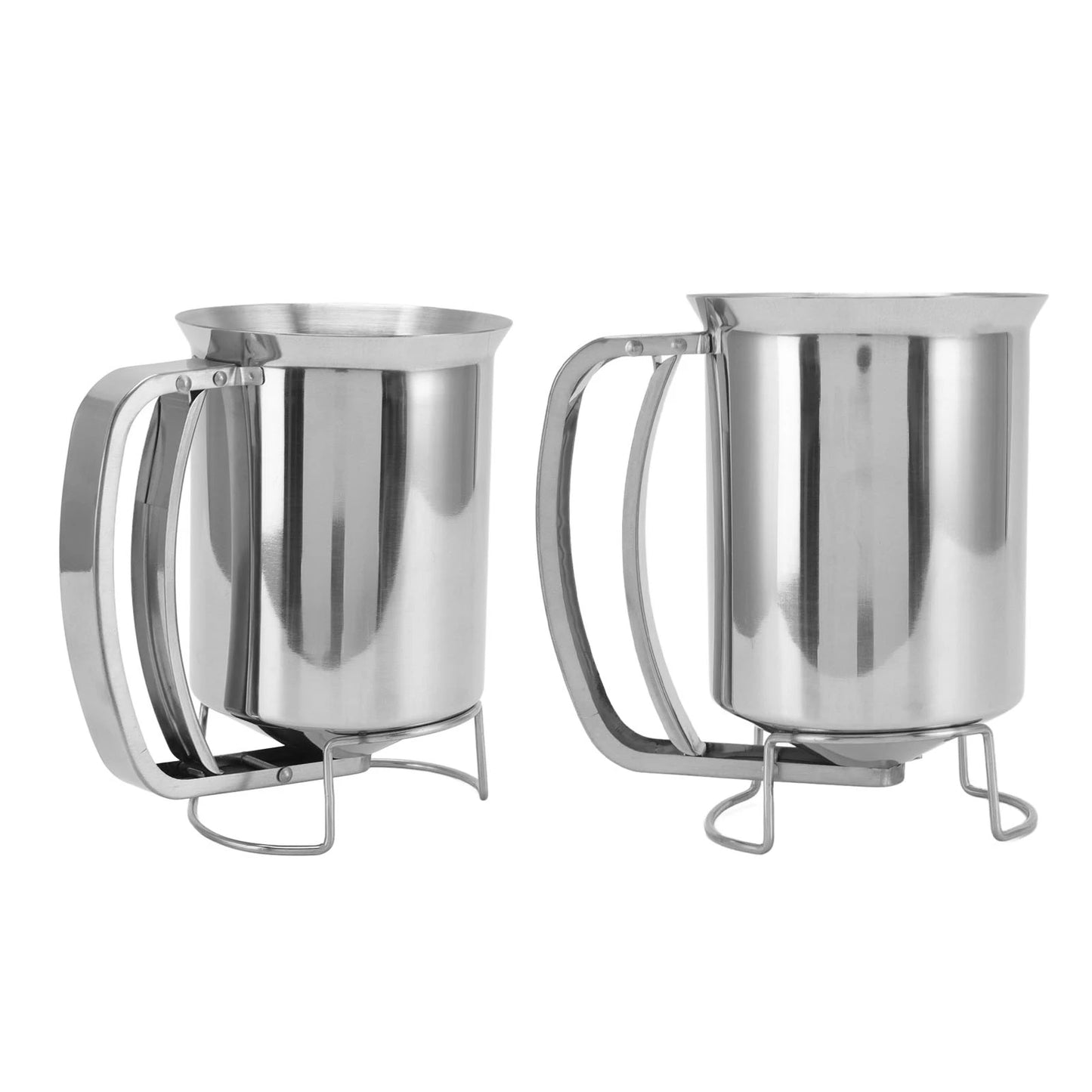 Batter Dispenser Pancake Dispenser Pancake Batter Dispenser Handheld Stainless Steel Pancake Pourer for Baking Cupcakes Muffins